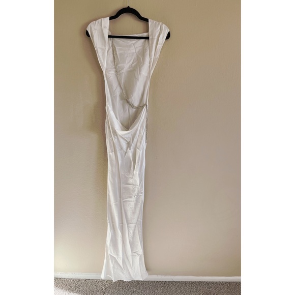 NWOT The Bar Pierre Gown Blanc Size 0 - Picture 7 of 13